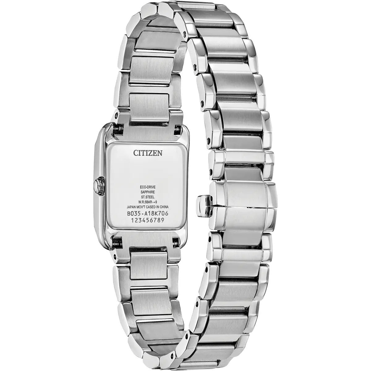 Citizen Eco-Drive L Bianca Steel 22mm Watch EW5600-52D