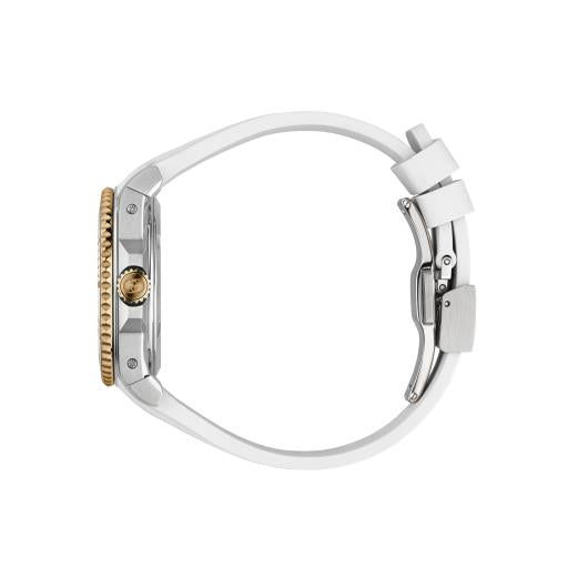 GUCCI Dive Automatic White & Rose 36mm Watch YA136407