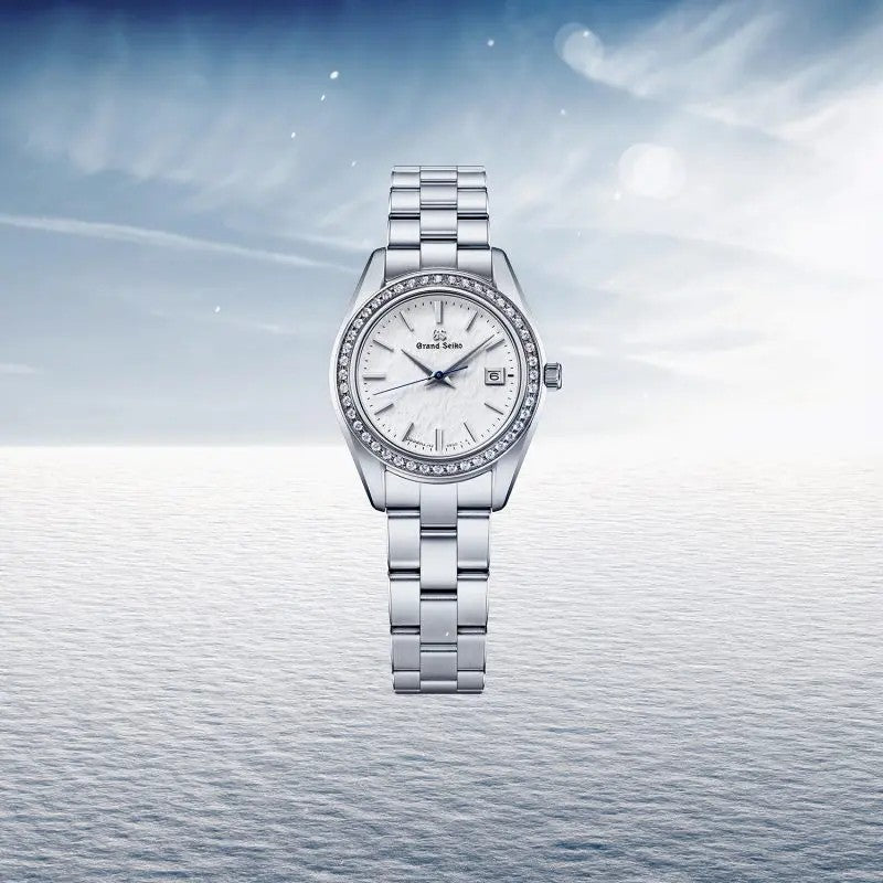 Grand Seiko Heritage 'Diamond Snowflake' Quartz 29mm Watch STGF385