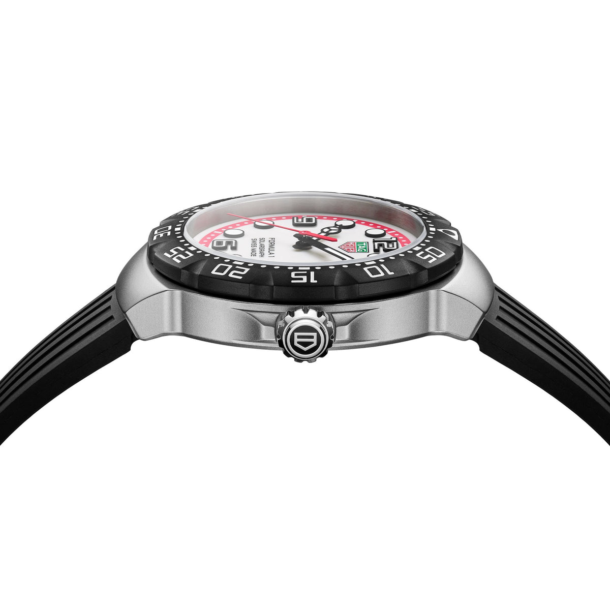 Tag Heuer Formula 1 Solargraph, Steel & Rubber Limited Edition 38mm Watch WBY111A.FT8106
