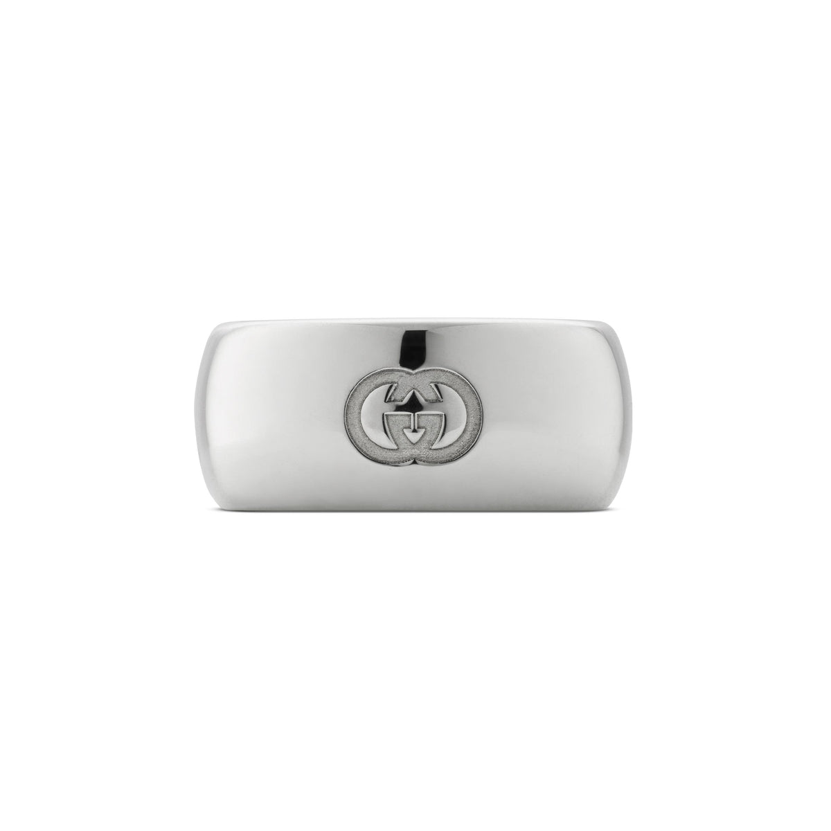 Gucci Blind For Love Sterling Silver 9mm Ring