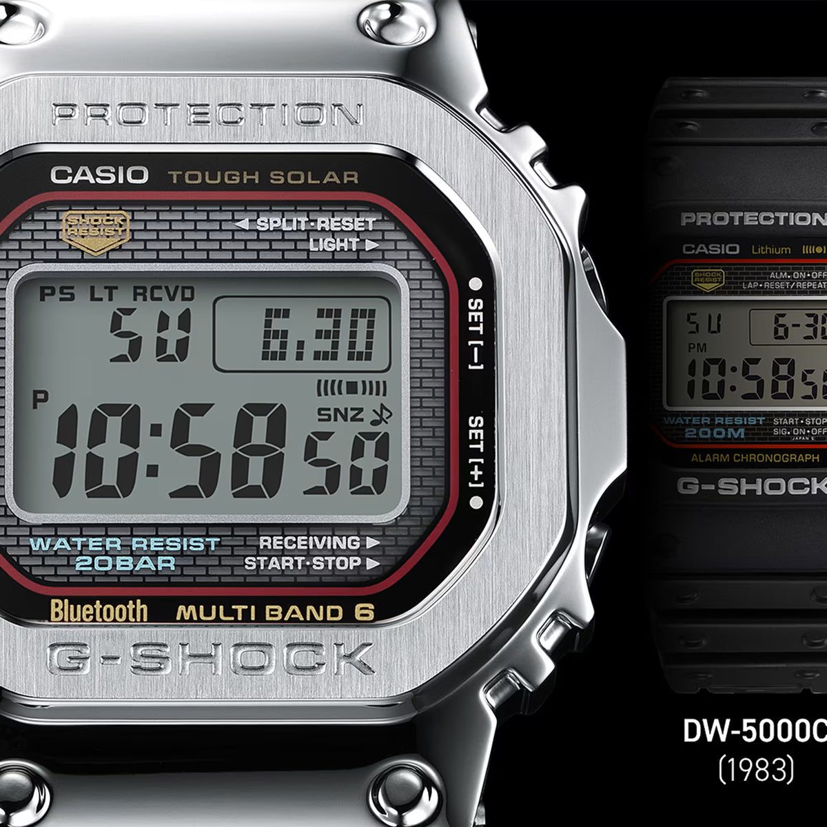 G-SHOCK Full Metal - Silver Heritage GMW-B5000D-1CER