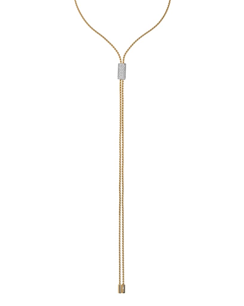 Fope Aria Slider Necklace with Diamond Pavé