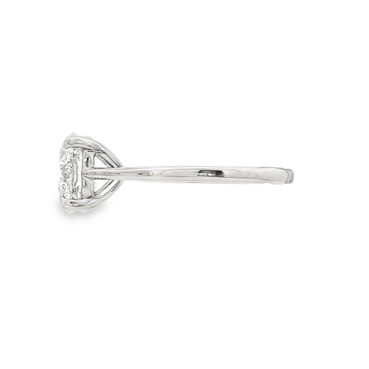 Round Brilliant Cut 3.00ct Lab Grown Platinum Ring