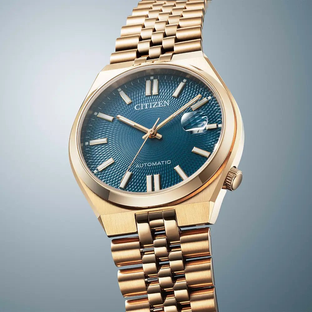 Citizen Tsuyosa 60 Automatic Blue & Rose 40mm Watch NK0023-57L