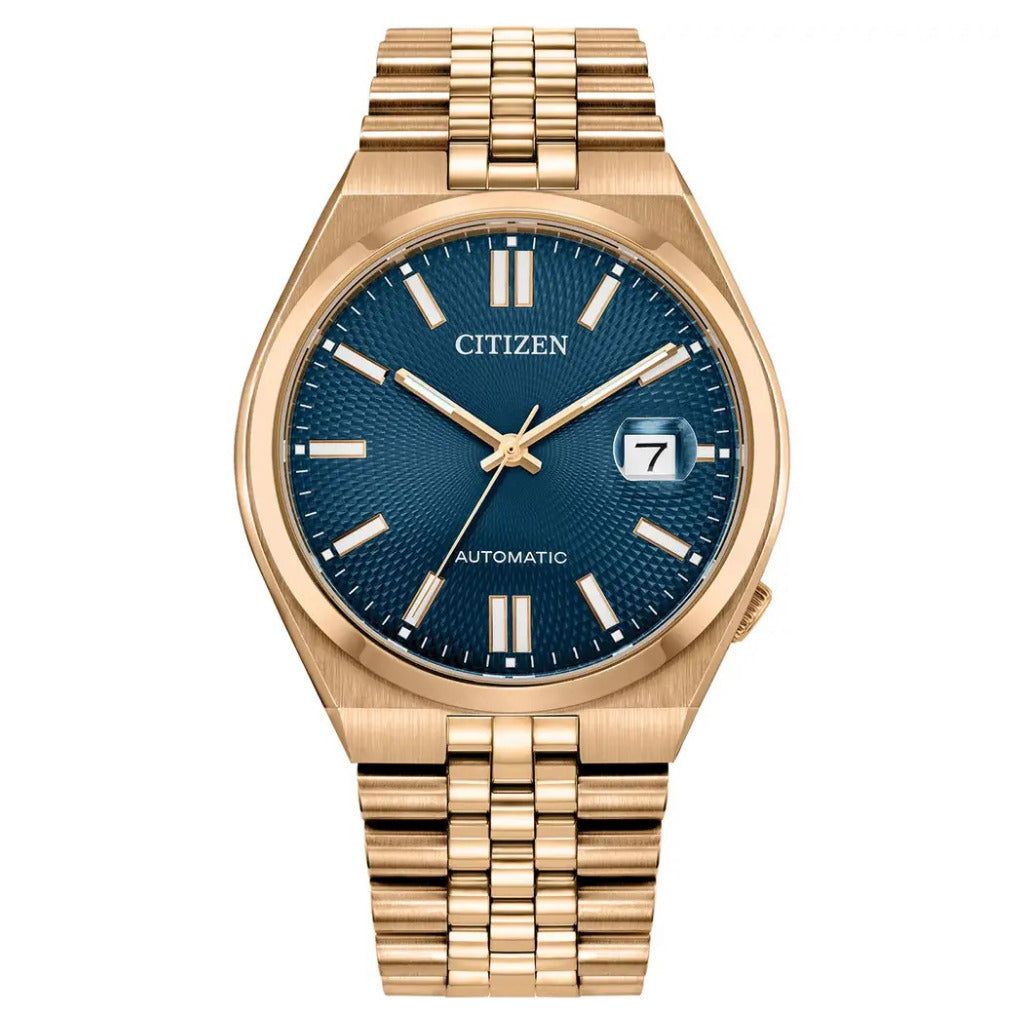 Citizen Tsuyosa 60 Automatic Blue & Rose 40mm Watch NK0023-57L