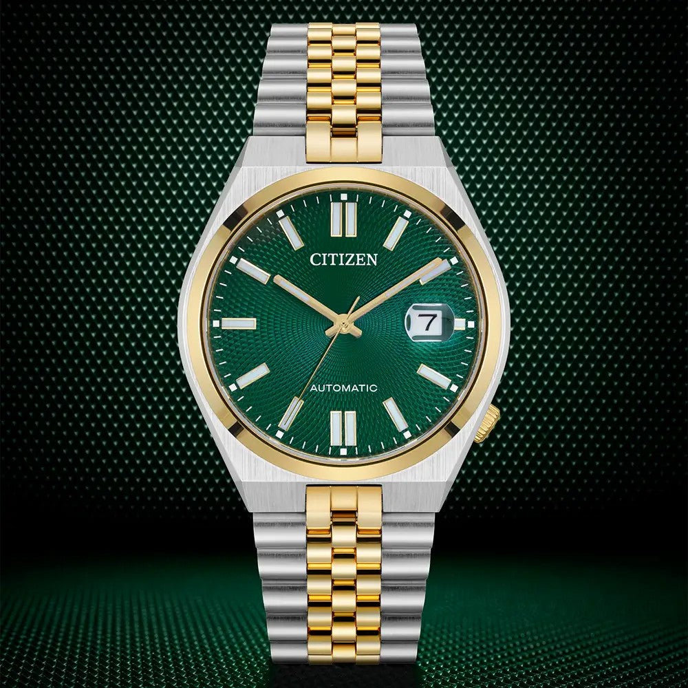 Citizen Tsuyosa 60 Automatic Green & Yellow 40mm Watch NK0024-54X