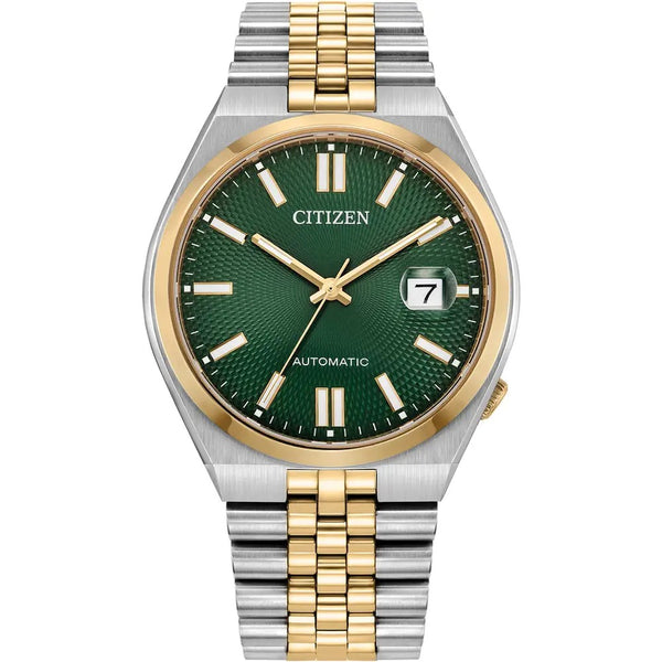 Citizen Tsuyosa 60 Automatic Green & Yellow 40mm Watch NK0024-54X
