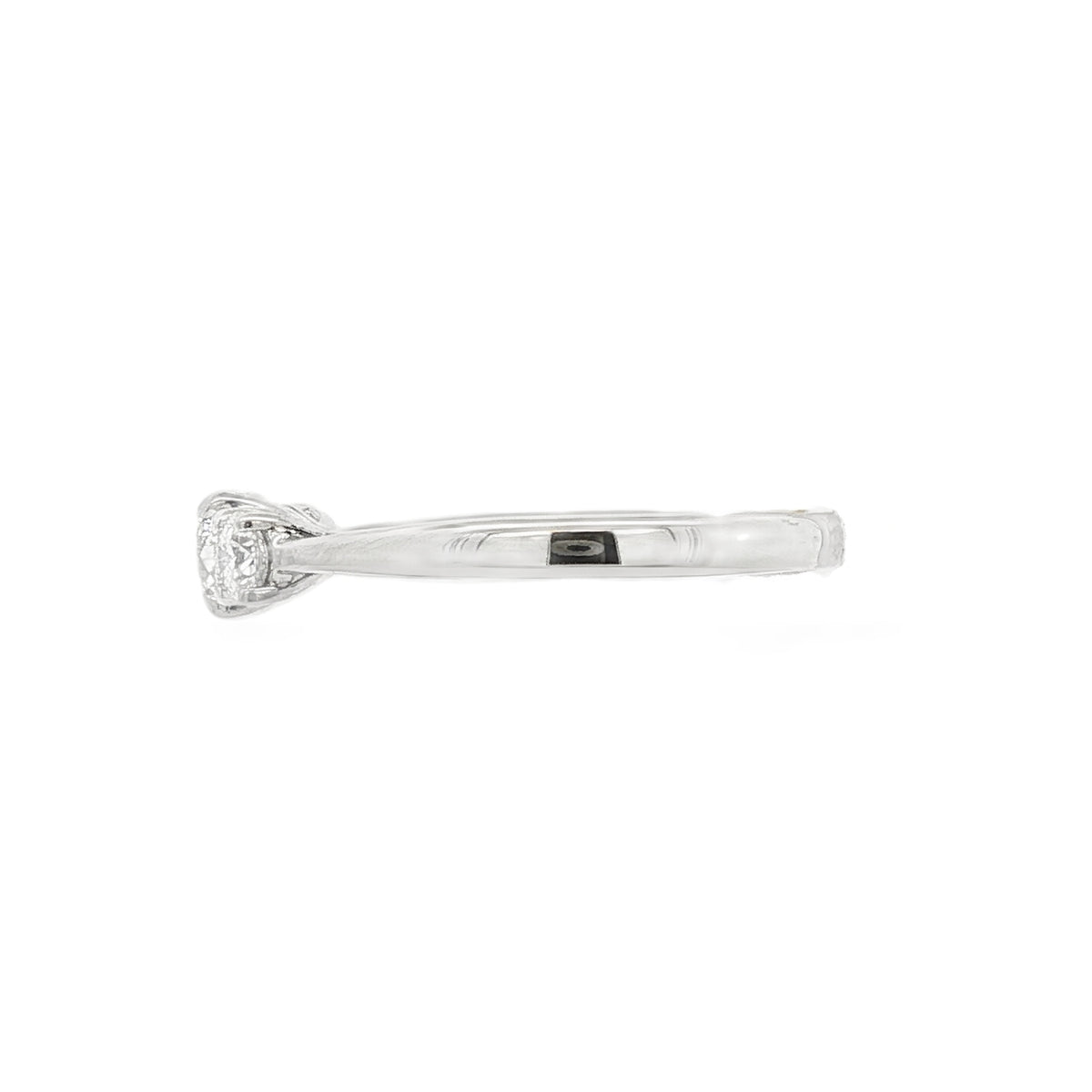 3 Stone Diamond Round Brilliant Platinum Ring