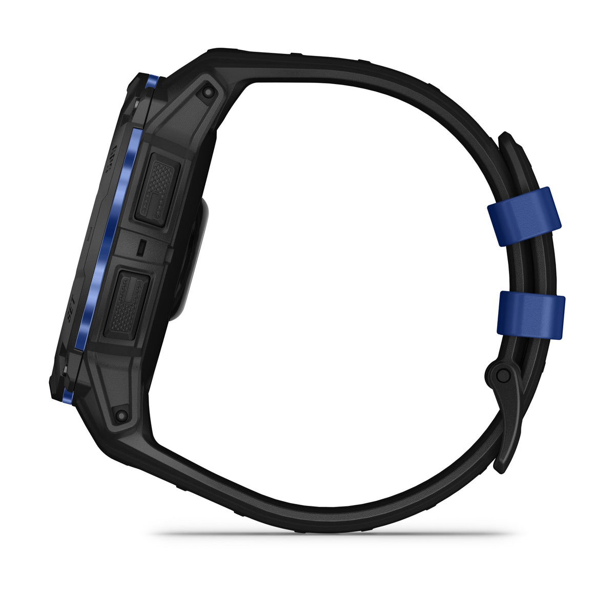 Garmin Instinct 3 - 50mm, AMOLED, Black with Black/Bolt Blue Band 010-03020-03