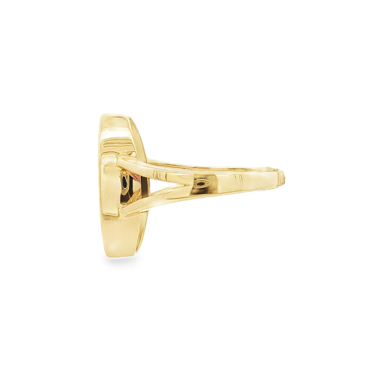 Opal Doublet 9ct Yellow Gold Ring