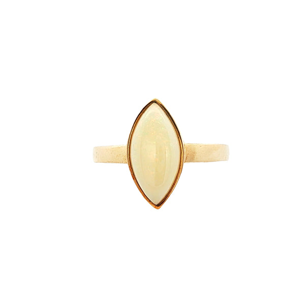 Opal Solid Marquise 9ct Yellow Gold Ring