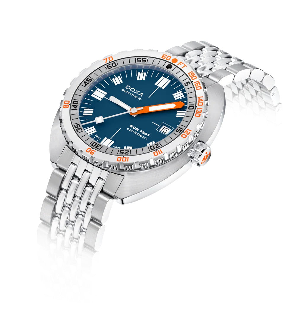 Doxa SUB 750T Caribbean Stainless Steel 45mm 825.10.201.10