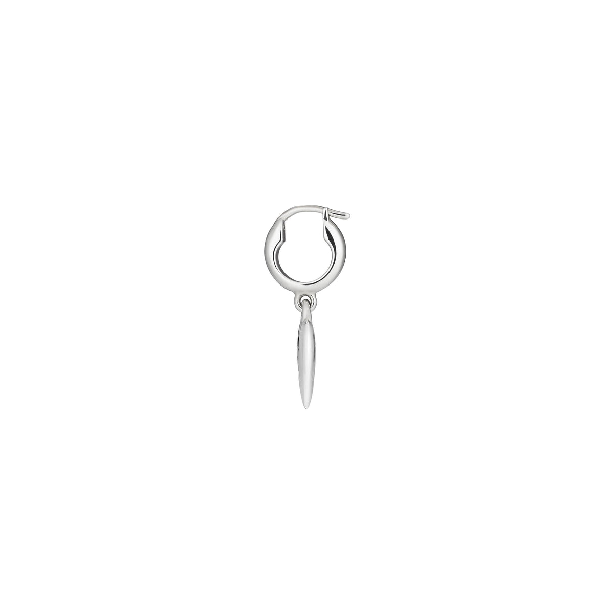 Gucci Blind For Love Sterling Silver Hoop Earrings