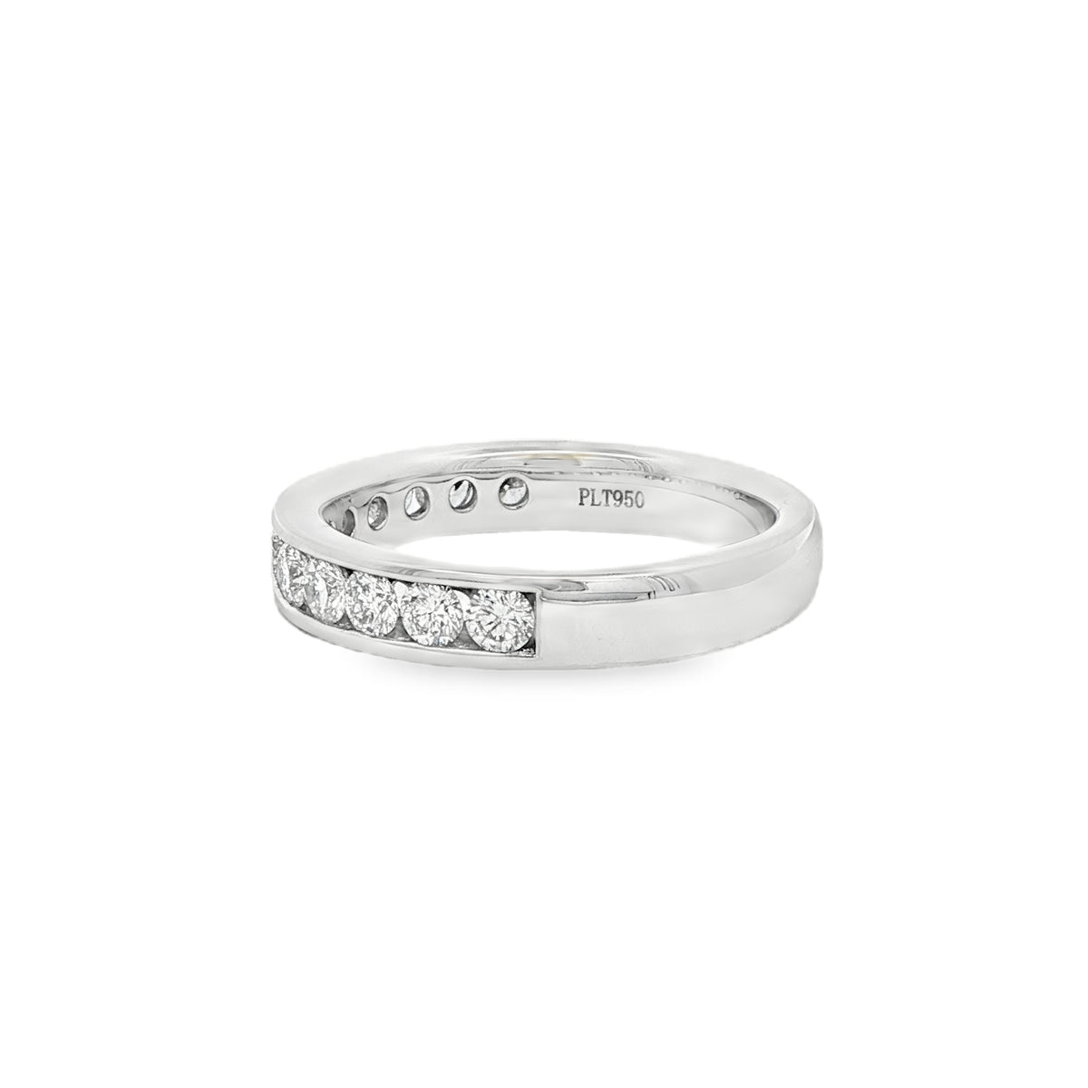 Diamond Round Brilliant Cut 0.75ct Platinum Ring