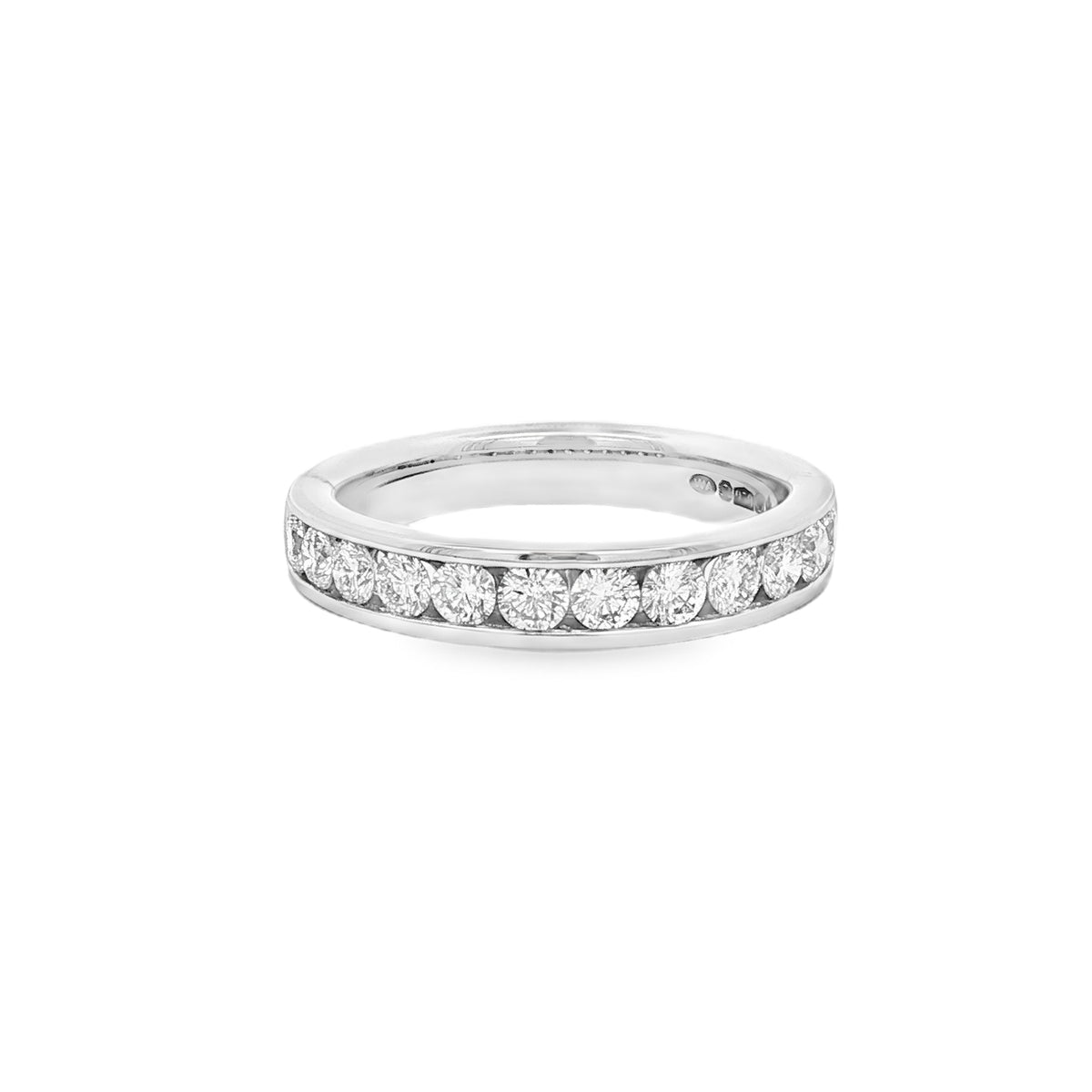Diamond Round Brilliant Cut 0.75ct Platinum Ring