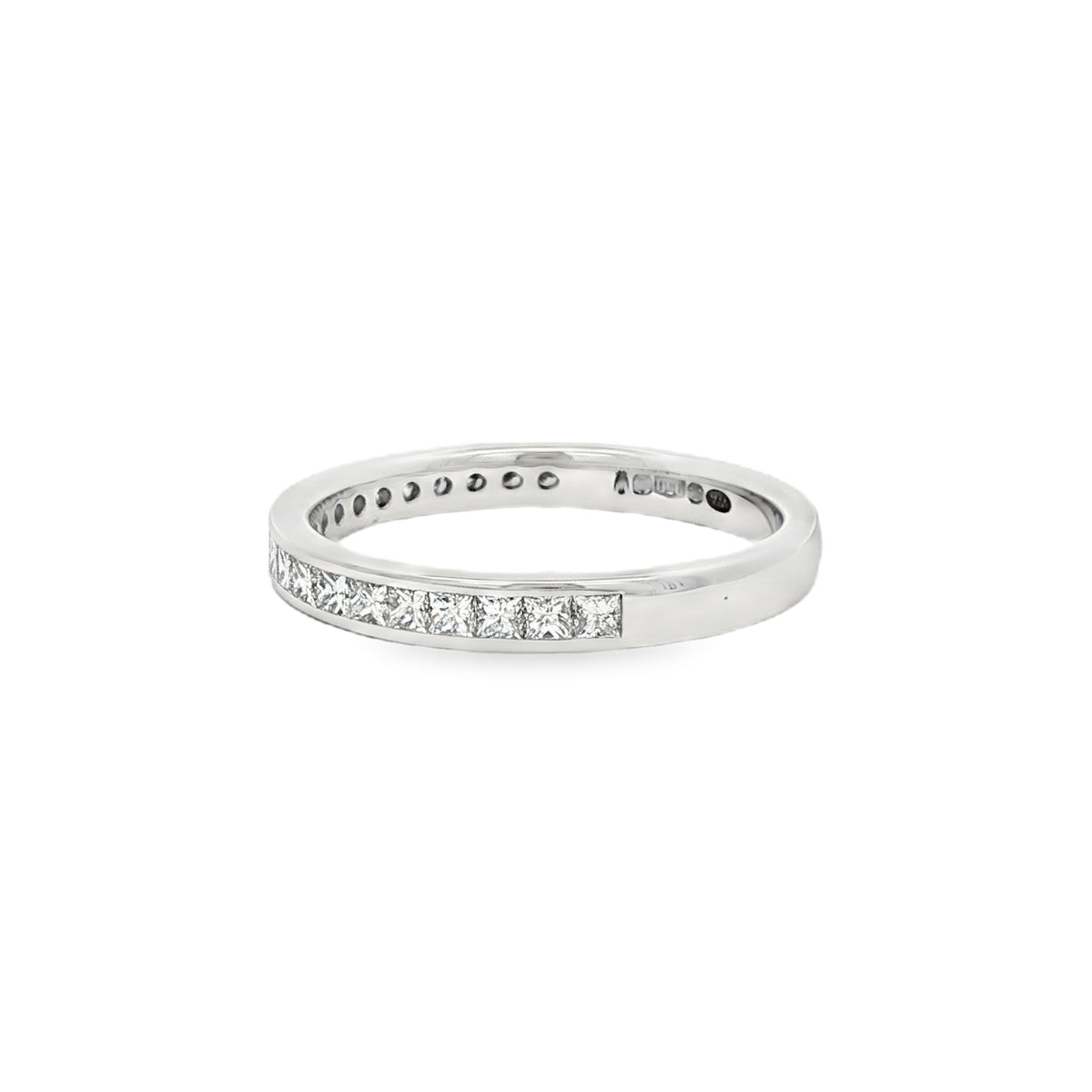 Diamond Princess Cut 0.50ct Platinum Eternity Ring