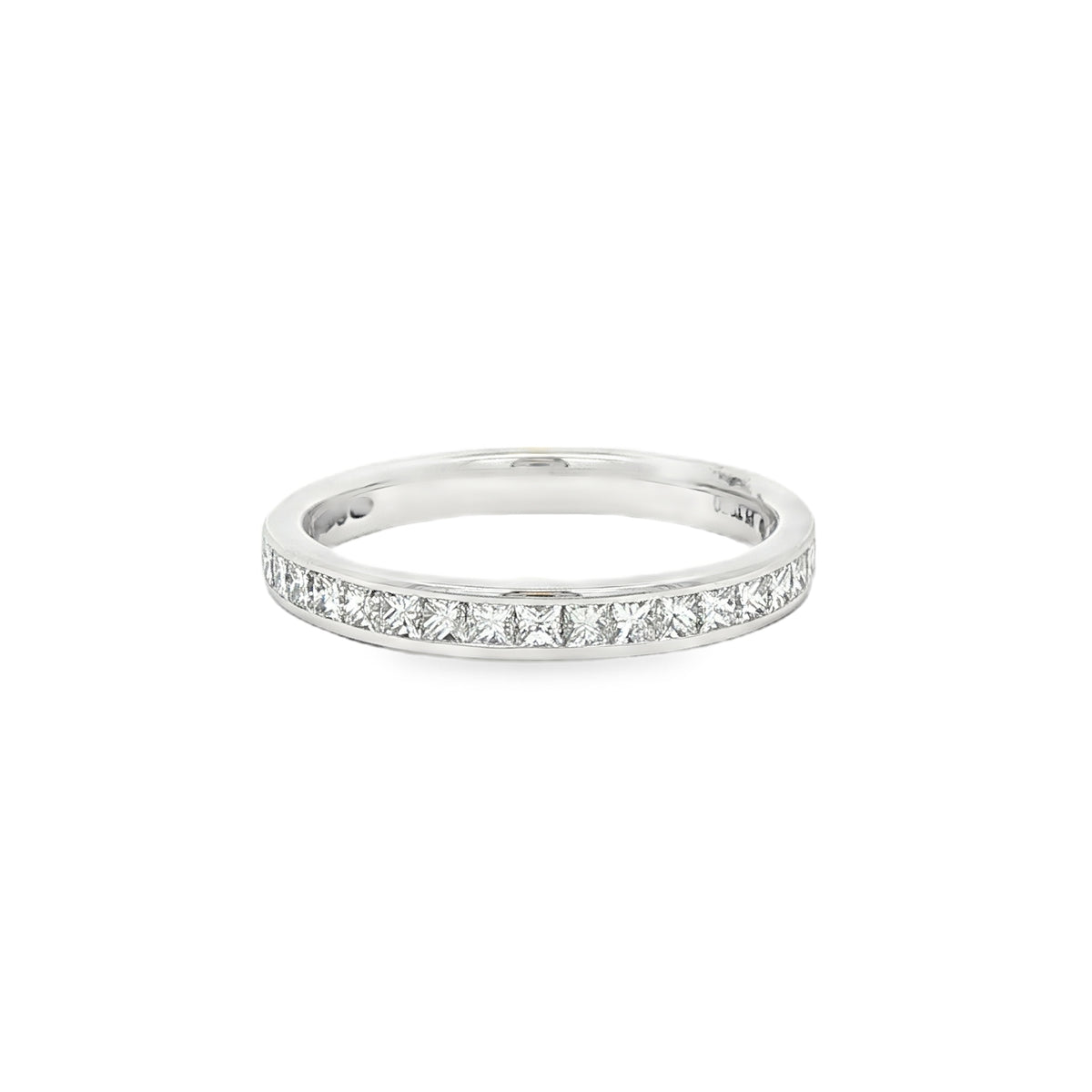 Diamond Princess Cut 0.50ct Platinum Eternity Ring