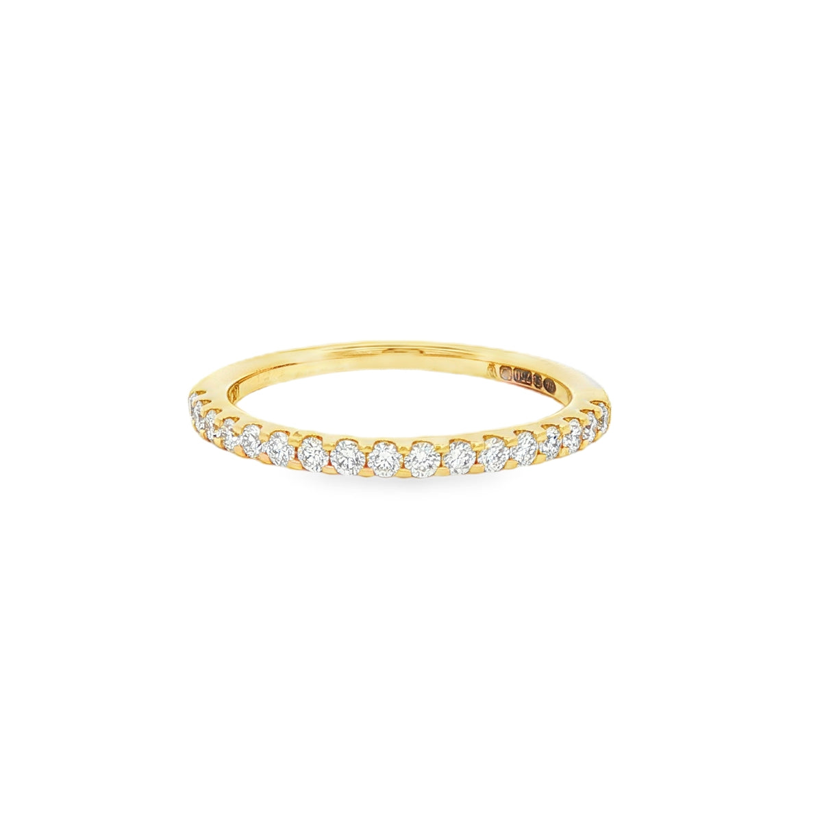 Diamond Round Brilliant Cut 0.33ct 18ct Yellow Gold Eternity Ring