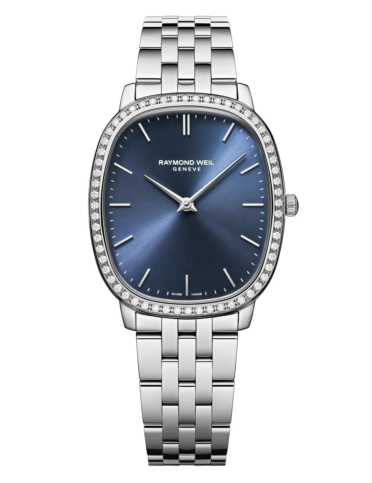 Raymond Weil Toccata Heritage 31x36mm, Blue Dial, Diamond bezel Watch