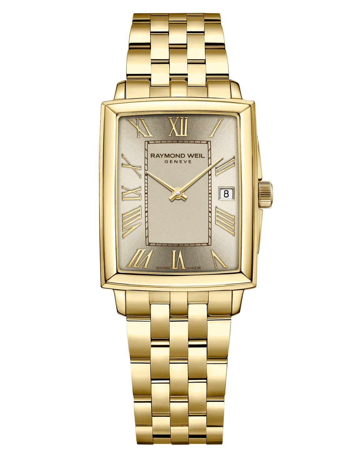 Raymond Weil Tocatta Square 22x28mm, Champagne Dial Watch