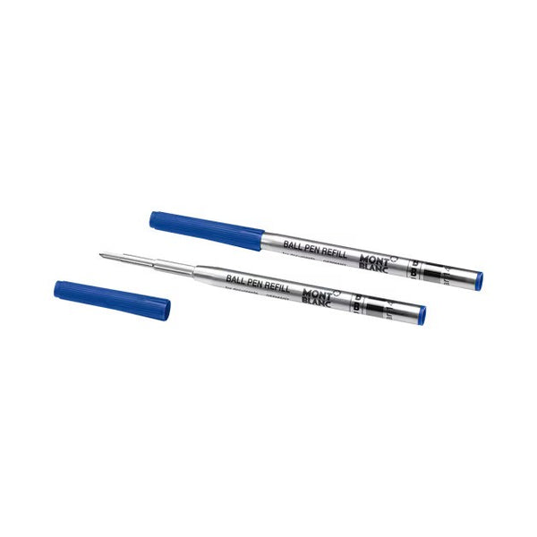 Montblanc 2 x Ballpoint Refills, Royal Blue Medium MB128214