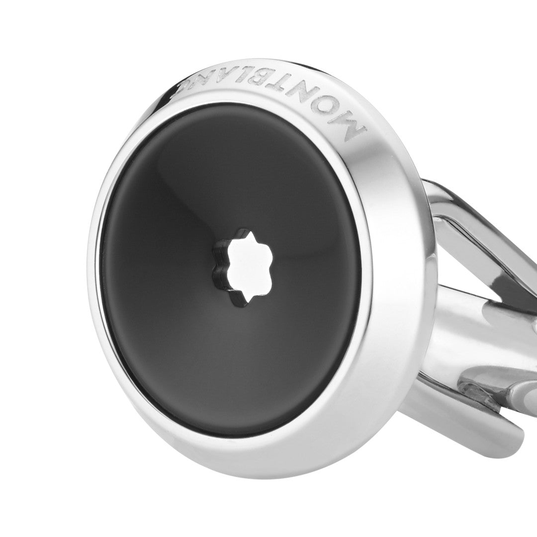 Montblanc Star Cufflinks with Steel Inlay MB118607