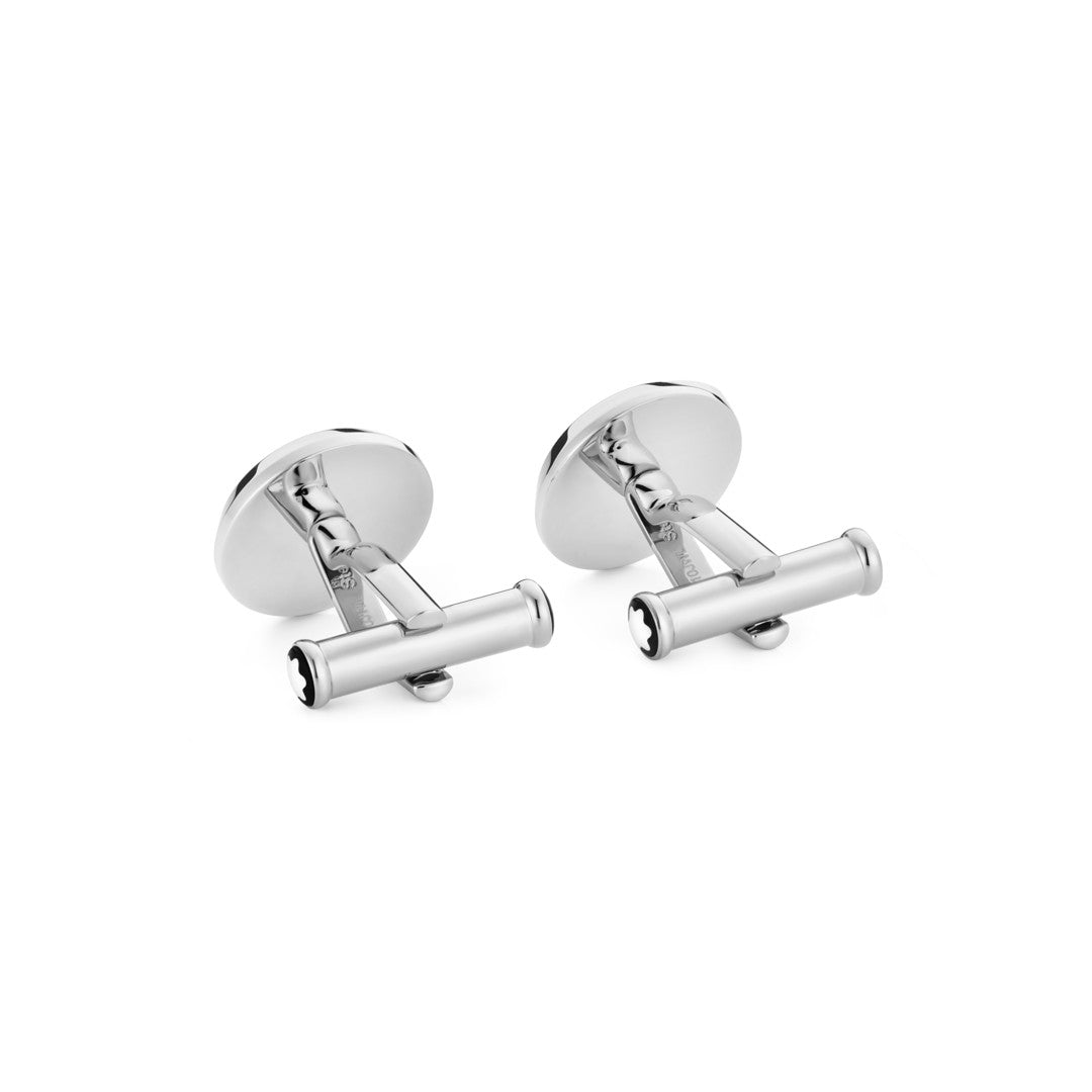 Montblanc Star Cufflinks with Steel Inlay MB118607