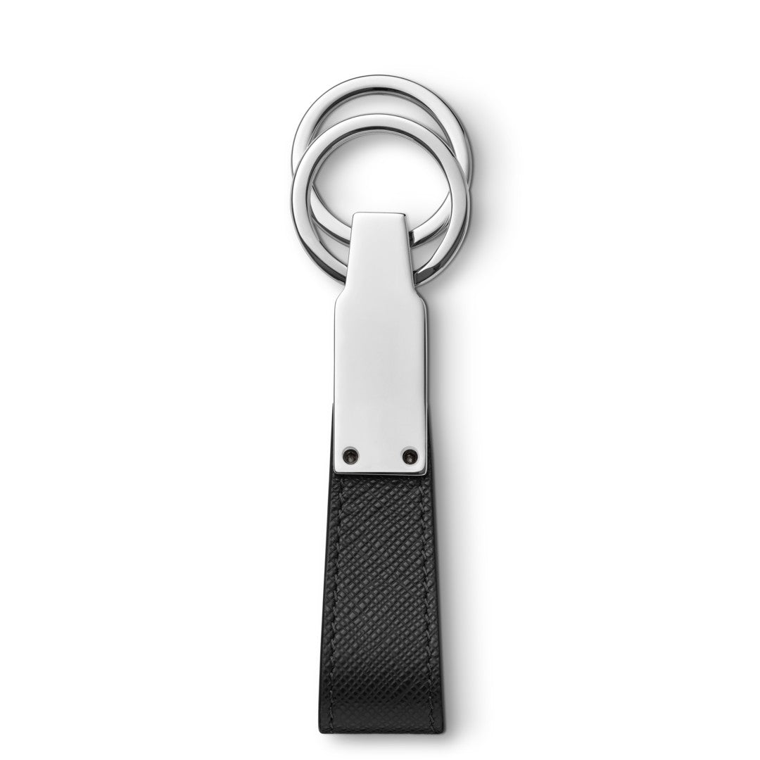 Montblanc Loop Key Holder in Sartorial Leather Black MB130747