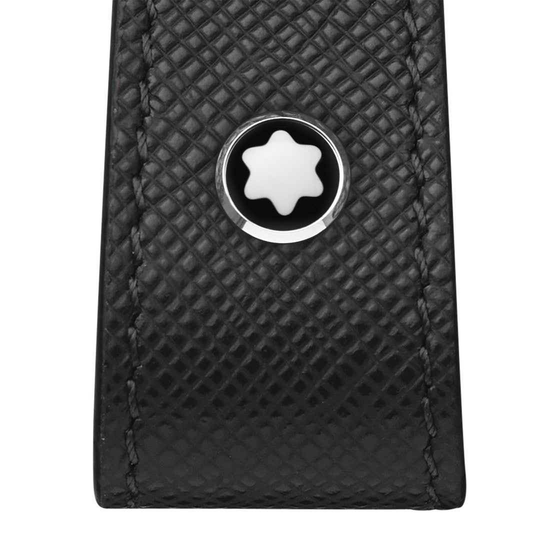 Montblanc Loop Key Holder in Sartorial Leather Black MB130747