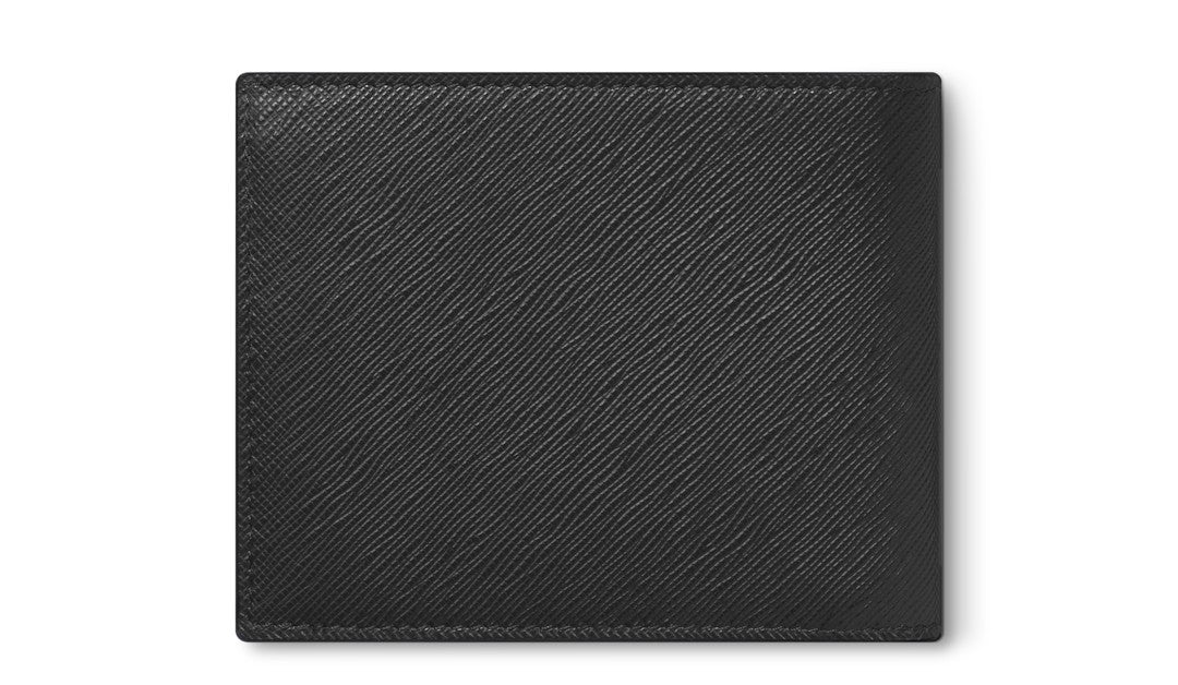 Montblanc Wallet 6cc in Black Sartorial Leather MB130315