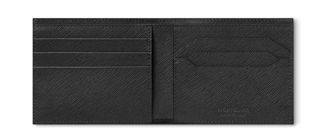 Montblanc Wallet 6cc in Black Sartorial Leather MB130315
