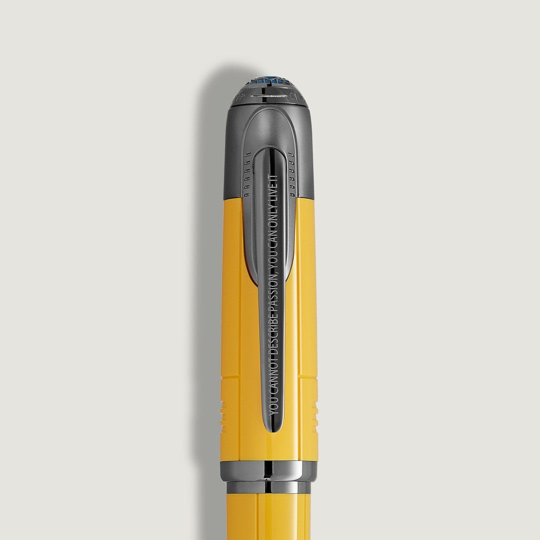 Montblanc Great Characters Enzo Ferrari Special Edition Giallo Modena Rollerball Pen MB130662