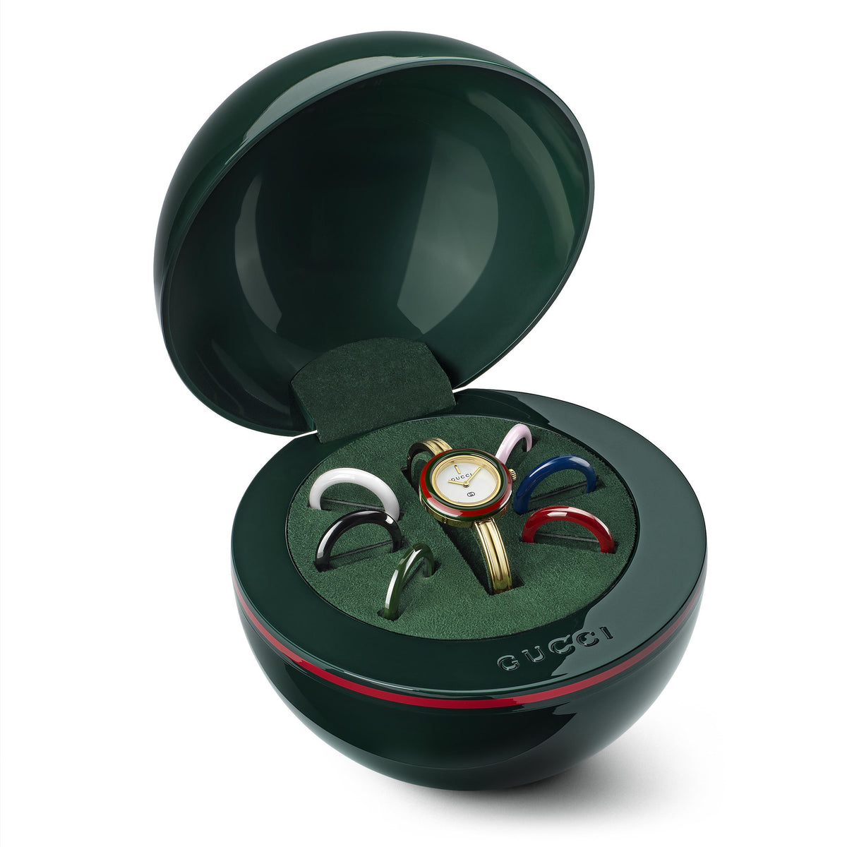Gucci Play 28mm Watch, Interchangable Bezels, Size - 16cm YA151542