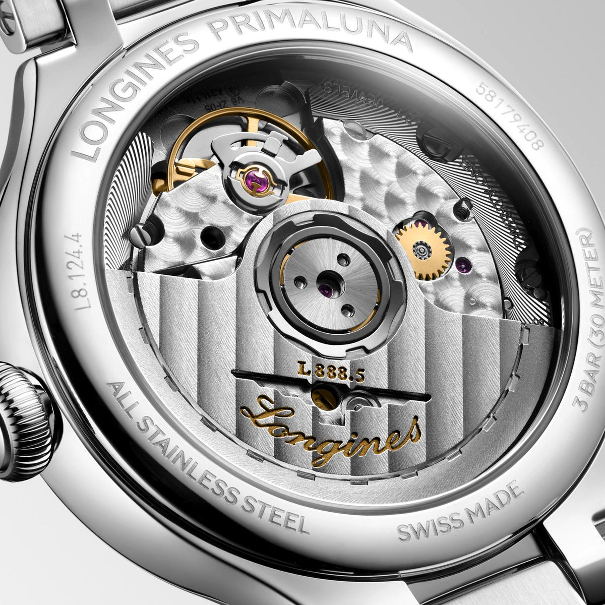 Longines Pimaluna Steel 34mm Dial Watch L81244716