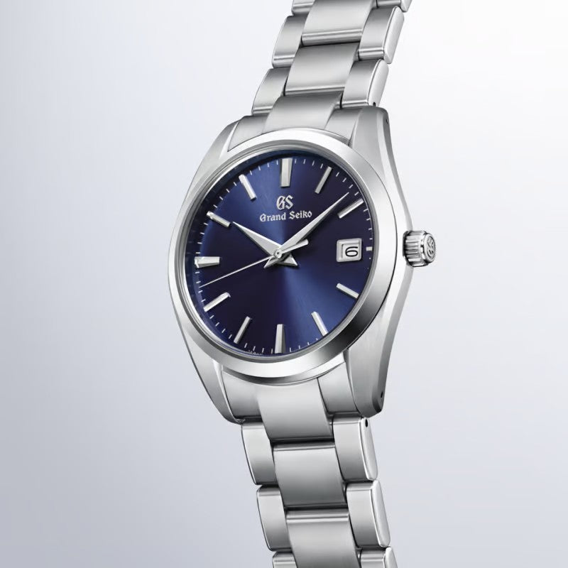 Grand Seiko Heritage 37mm Watch Quartz Edition in Japanese Blue SBGX265