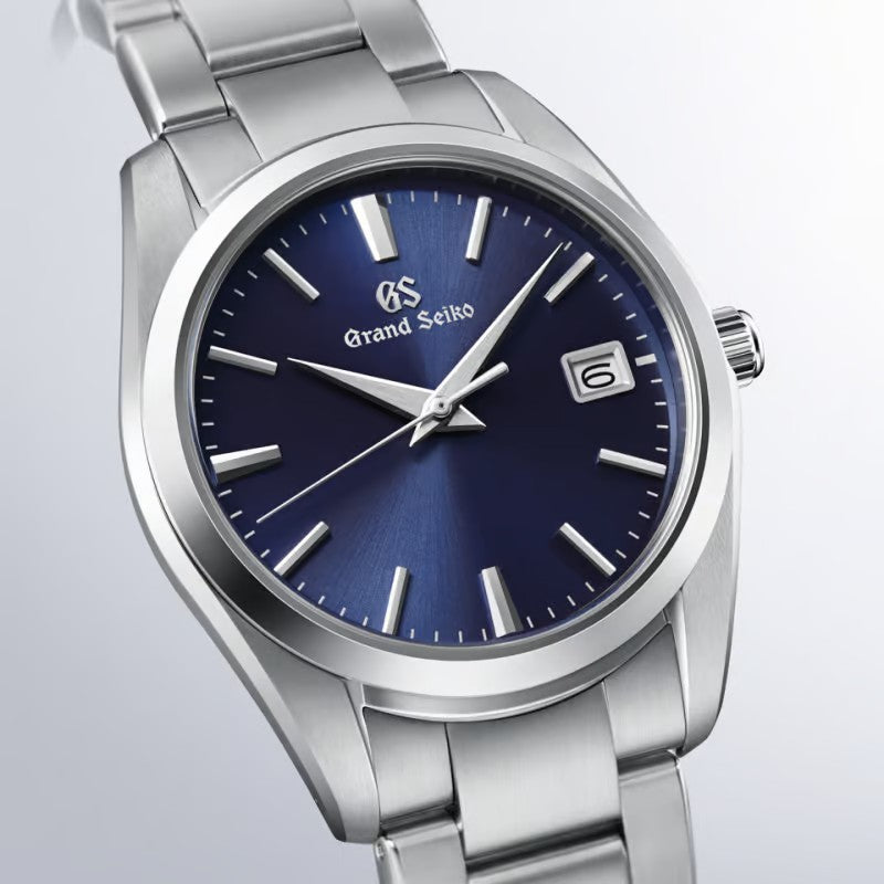 Grand Seiko Heritage 37mm Watch Quartz Edition in Japanese Blue SBGX265