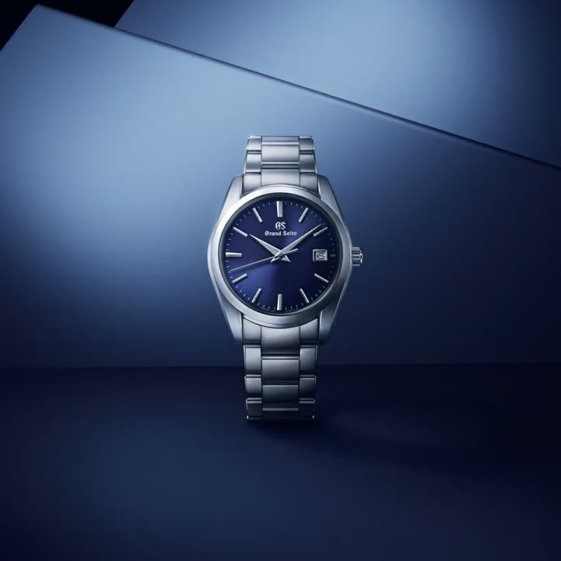 Grand Seiko Heritage 37mm Watch Quartz Edition in Japanese Blue SBGX265
