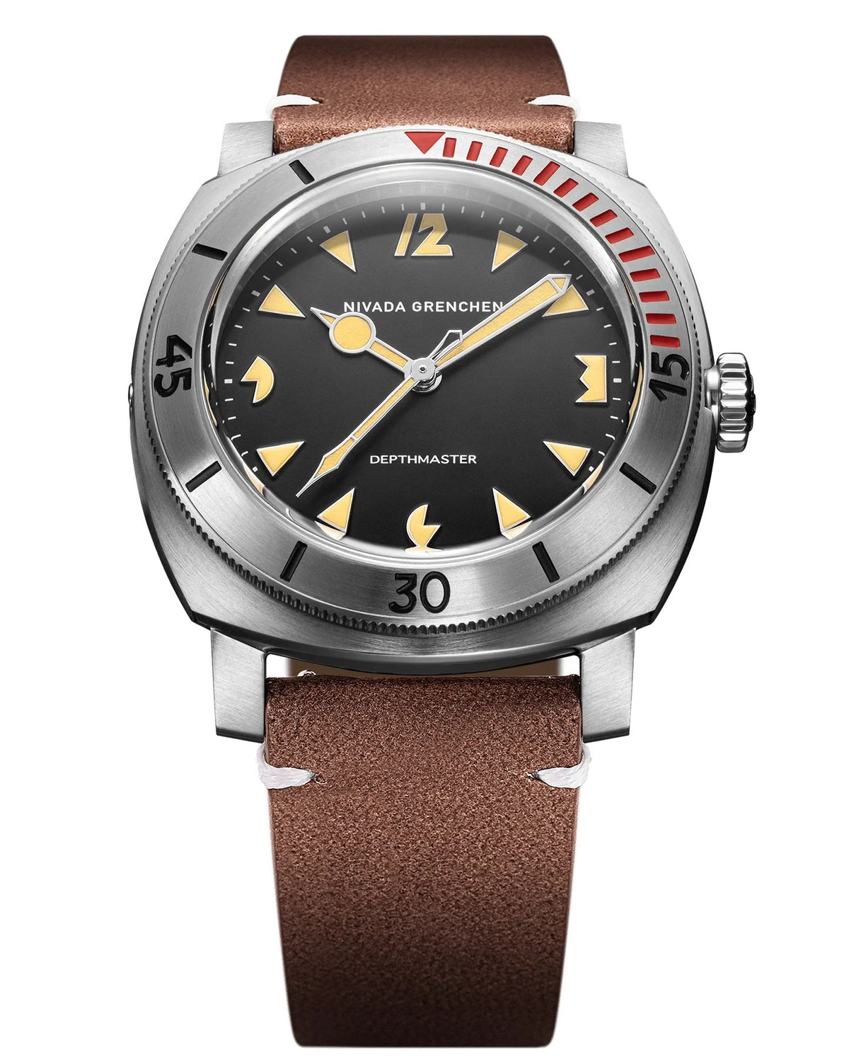 Nivada Grenchen Pacman Depthmaster 41mm Watch 14200A14