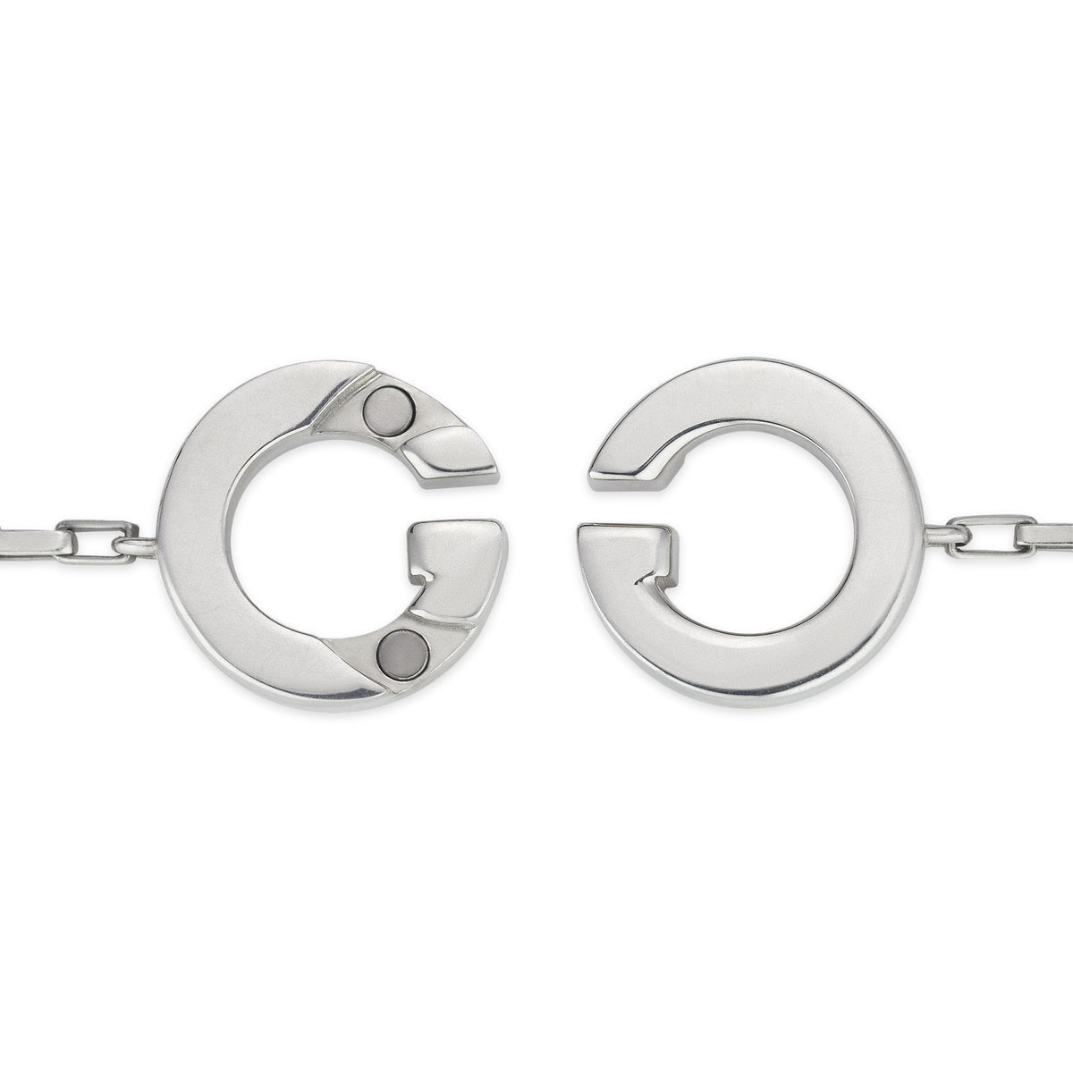 Gucci Interlocking Sterling Silver Bracelet