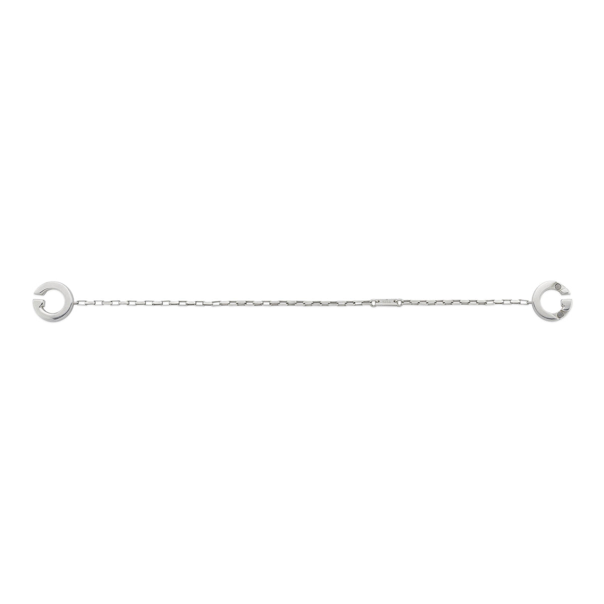 Gucci Interlocking Sterling Silver Bracelet