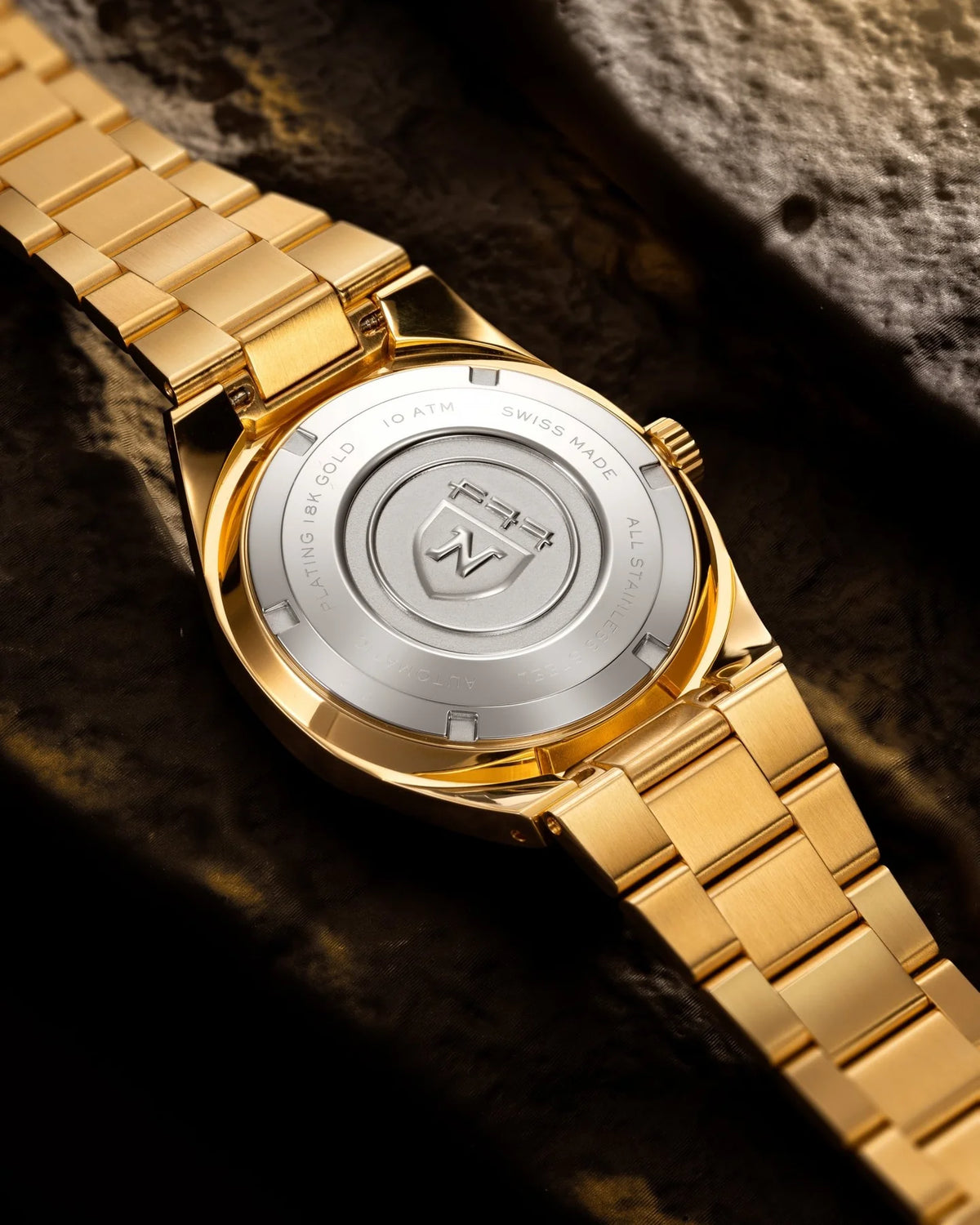 Nivada Grenchen F77 Gold MK2 - 38mm Watch 68028A77
