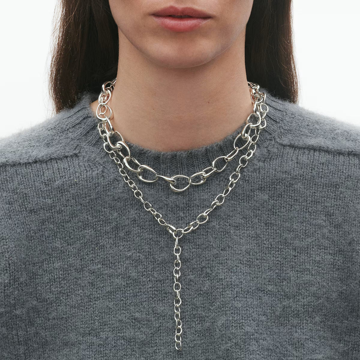 Georg Jensen Offspring Necklace, Sterling Silver
