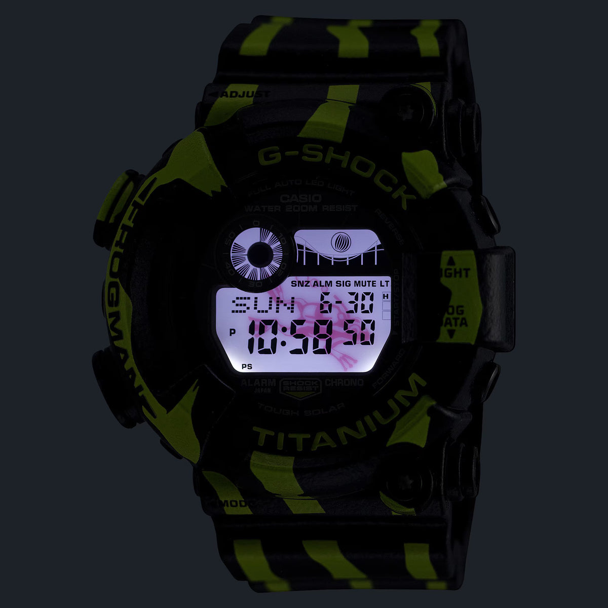 G-SHOCK Master of G Frogman The Poison Frog Limited Edition Watch GW-8200TPF-1ER