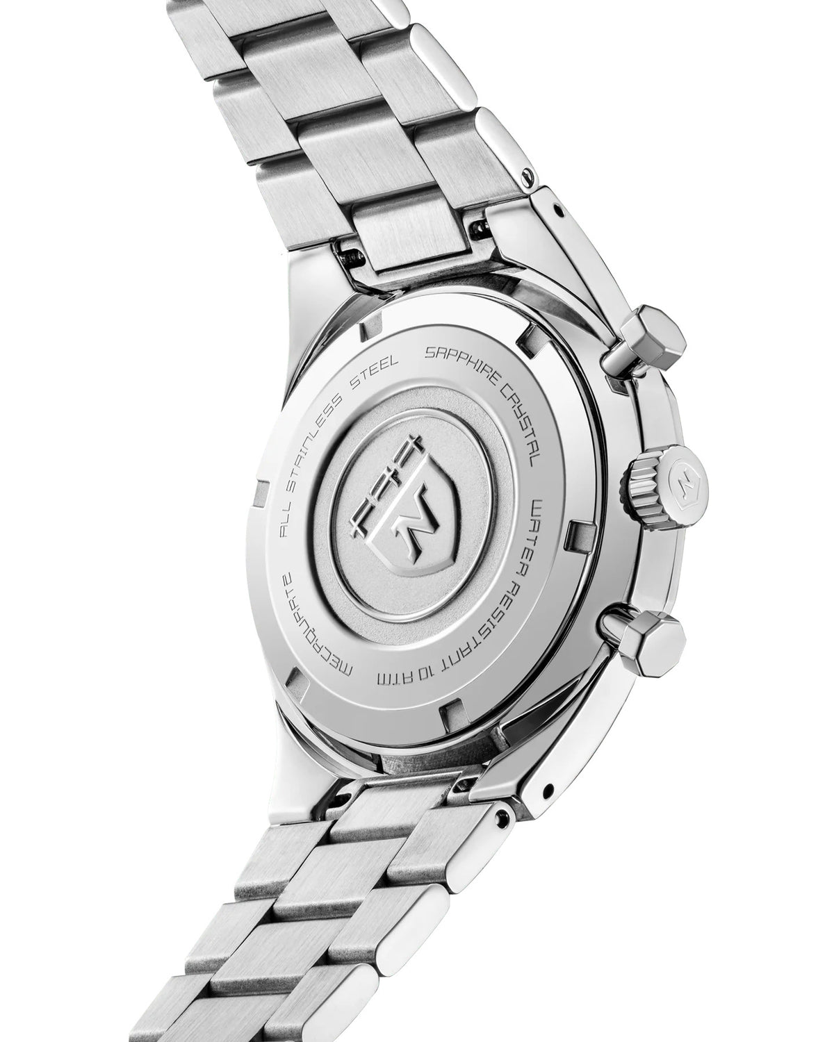 Nivada Grenchen F77 Chrono Mecaquartz Blue - 38mm Watch 68000Q77