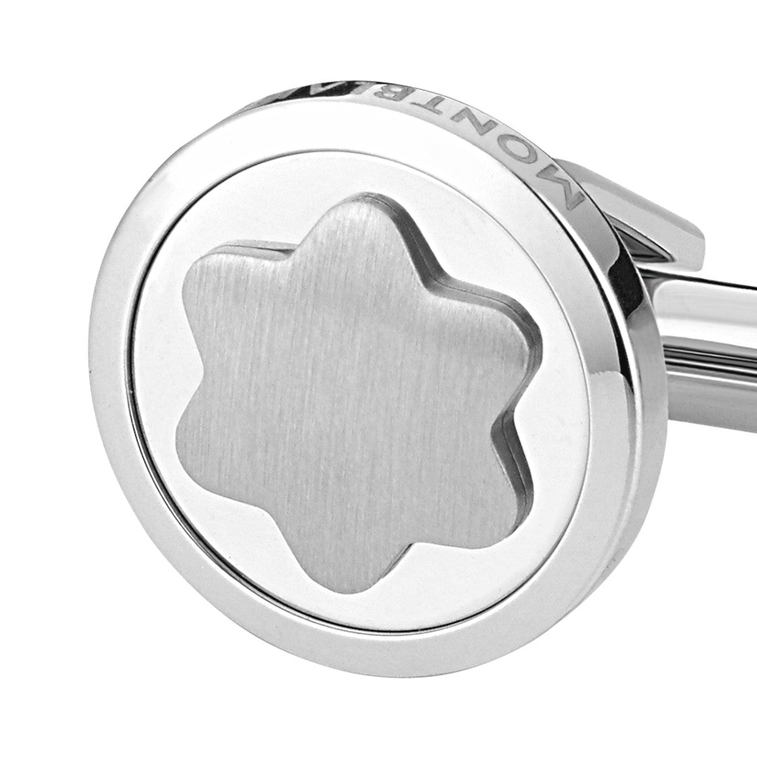 Montblanc Star Cufflinks with Steel Inlay MB116660