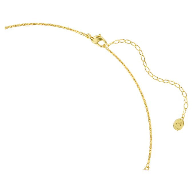 Swarovski Gema necklace, Mixed cuts, Multicoloured, Gold-tone plated