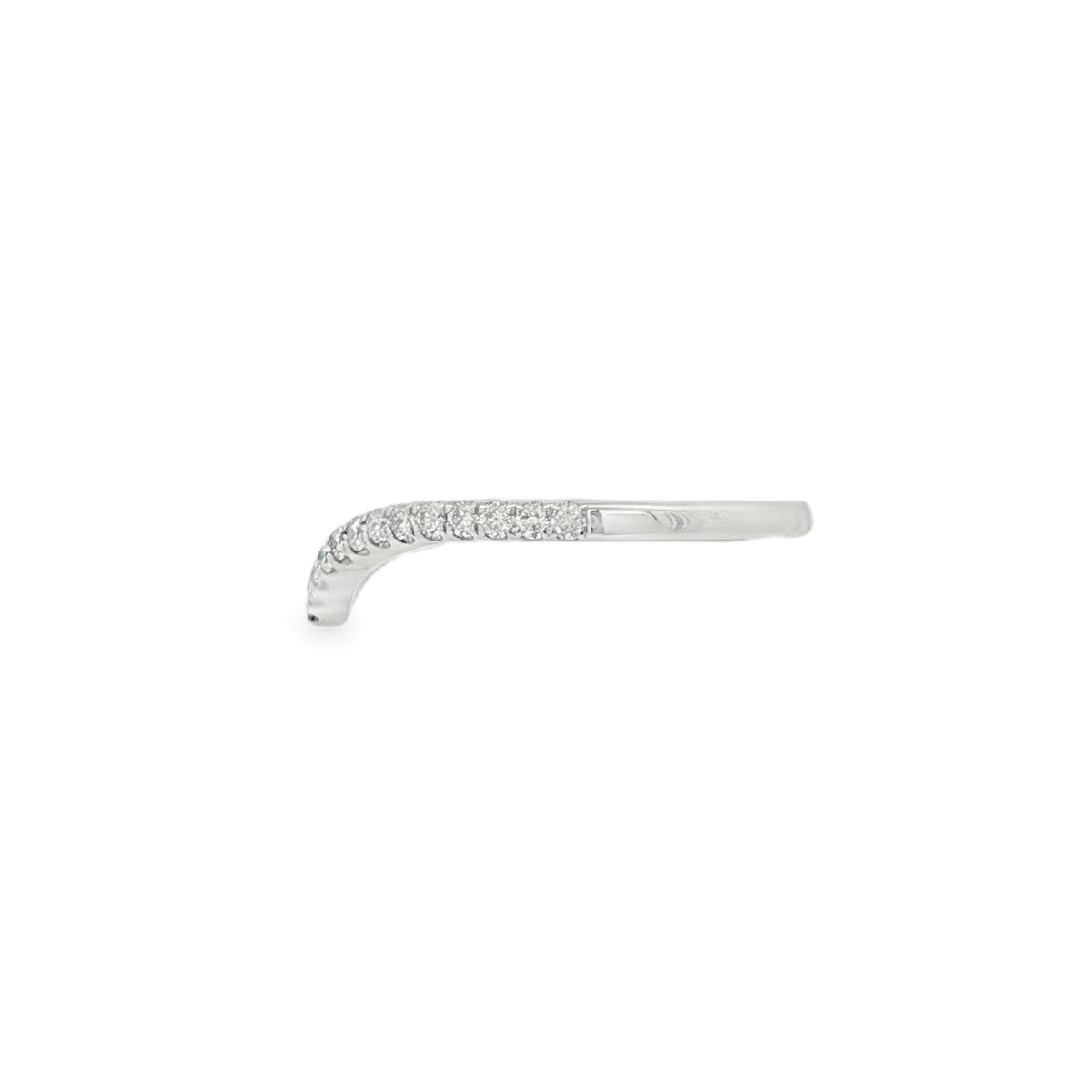 Diamond Round Brilliant Cut 0.25ct, Platinum Wishbone Ring