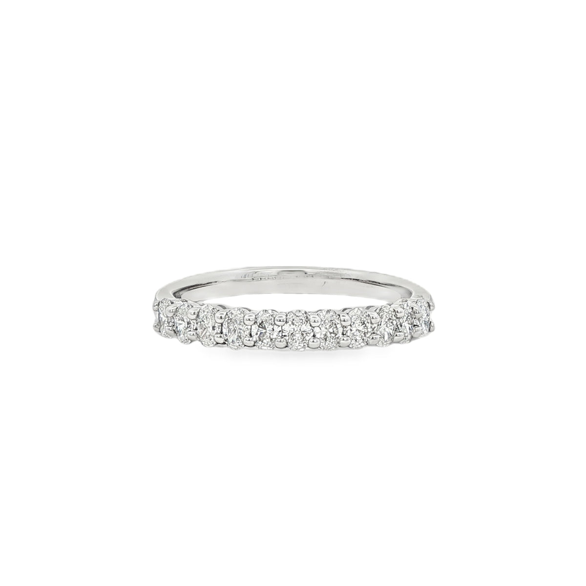 Diamond Oval Cut 0.60ct, Platinum Claw Set Ring