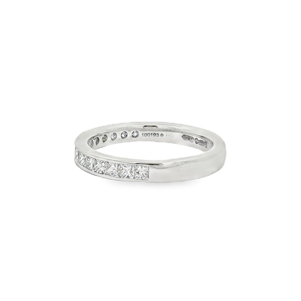 Diamond Princess Cut 0.75ct, Platinum Channel Set Ring